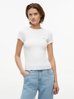 Zdjęcie produktu Tommy Jeans Koszulka Kobiety Bawełna biały