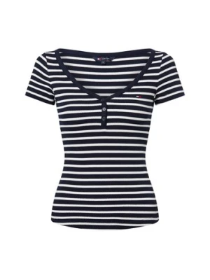 Tommy Jeans Koszulka damska Kobiety niebieski|biały w paski,