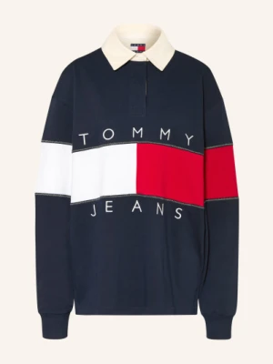 Tommy Jeans Koszulka Do Rugby blau