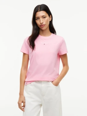 Tommy Jeans Koszulka Kobiety Bawełna różowy