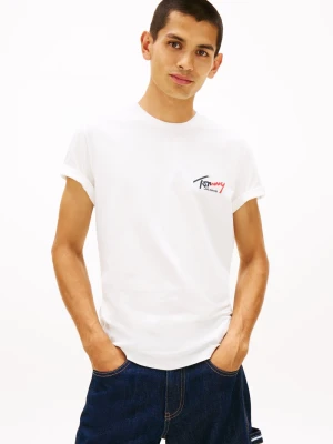 Zdjęcie produktu Tommy Jeans Koszulka Mężczyźni Bawełna (100%) biały