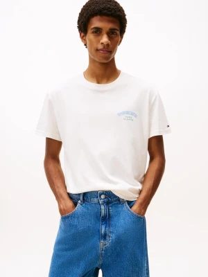 Zdjęcie produktu Tommy Jeans Koszulka Mężczyźni Bawełna biały|wielokolorowy