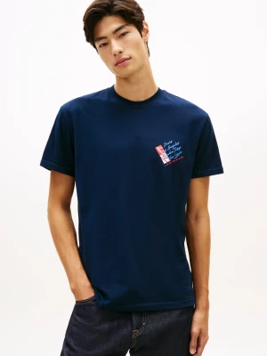 Zdjęcie produktu Tommy Jeans Koszulka Mężczyźni Bawełna niebieski