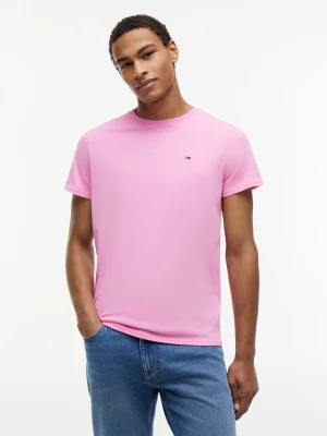 Tommy Jeans Koszulka Mężczyźni Bawełna wyrazisty róż