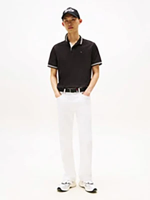 TOMMY JEANS Koszulka polo w kolorze czarnym rozmiar: S
