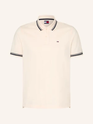 Tommy Jeans Koszulka Polo Z Dżerseju beige