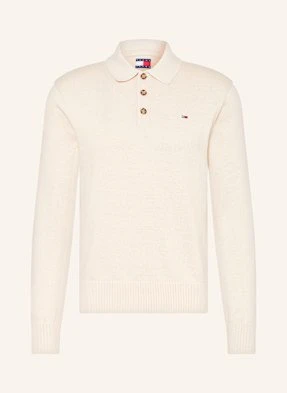 Tommy Jeans Koszulka Polo Z Dzianiny beige