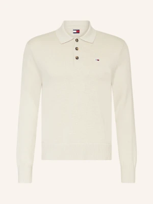 Tommy Jeans Koszulka Polo Z Dzianiny beige