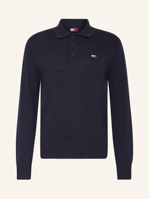 Tommy Jeans Koszulka Polo Z Dzianiny blau GRANATOWY
