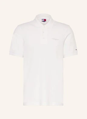 Tommy Jeans Koszulka Polo Z Dzianiny weiss