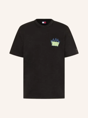 Tommy Jeans Koszulka schwarz niebieski