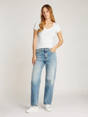 TOMMY JEANS Koszulki (2 szt.) w kolorze białym i jasnoniebieskim rozmiar: XS
