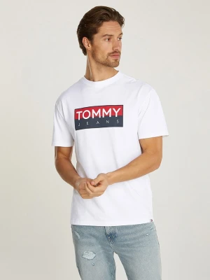 TOMMY JEANS Koszulka w kolorze białym rozmiar: L
