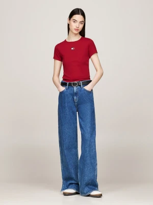 TOMMY JEANS Koszulka w kolorze bordowym rozmiar: XL