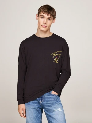 TOMMY JEANS Koszulka w kolorze czarnym rozmiar: L