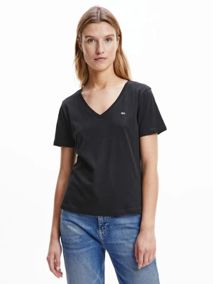TOMMY JEANS Koszulka w kolorze czarnym rozmiar: XS
