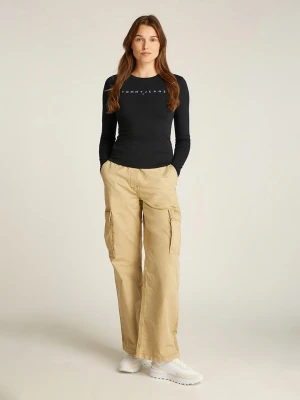 TOMMY JEANS Koszulka w kolorze czarnym rozmiar: S