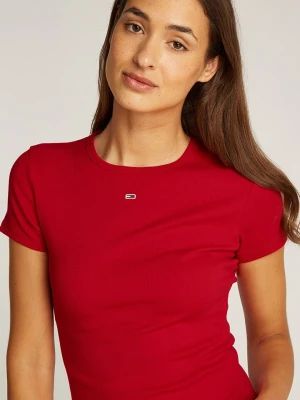 TOMMY JEANS Koszulka w kolorze czerwonym rozmiar: XL