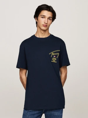 TOMMY JEANS Koszulka w kolorze granatowym rozmiar: L