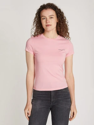 TOMMY JEANS Koszulka w kolorze jasnoróżowym rozmiar: S