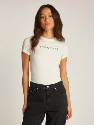 TOMMY JEANS Koszulka w kolorze kremowym rozmiar: L