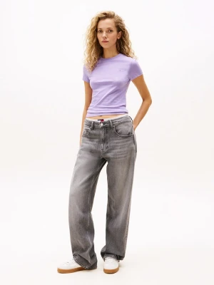 TOMMY JEANS Koszulka w kolorze lawendowym rozmiar: M