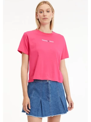 TOMMY JEANS Koszulka w kolorze różowym rozmiar: M