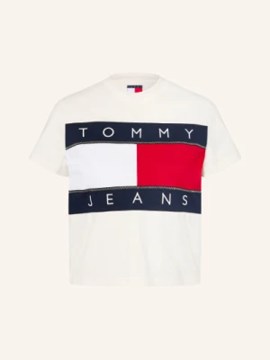 Tommy Jeans Koszulka weiss BIAŁY
