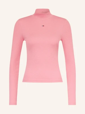 Tommy Jeans Koszulka Z Długim Rękawem pink