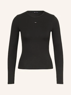 Tommy Jeans Koszulka Z Długim Rękawem schwarz