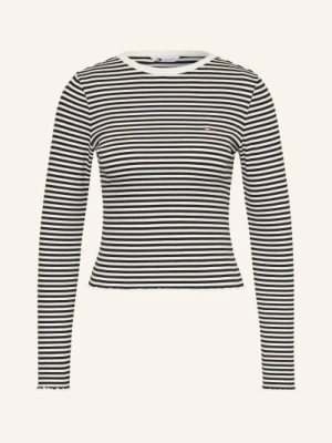 Tommy Jeans Koszulka Z Długim Rękawem schwarz