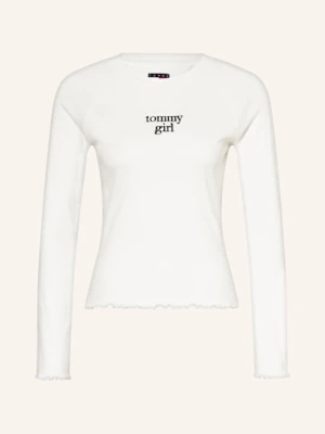 Tommy Jeans Koszulka Z Długim Rękawem weiss