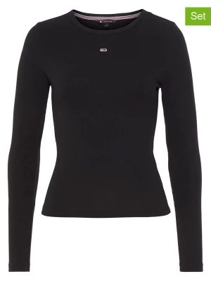 TOMMY JEANS Koszulki (2 szt.) w kolorze czarnym i białym rozmiar: XL