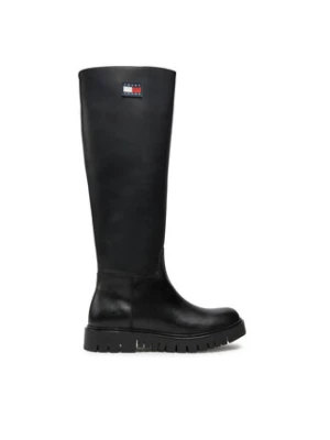 Tommy Jeans Kozaki Tjw Long Shaft Boot EN0EN02627 Czarny