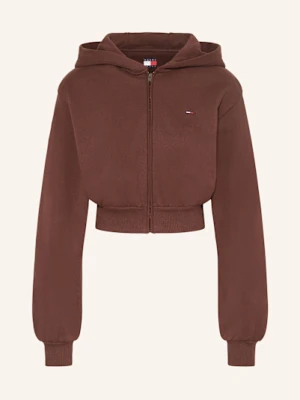 Tommy Jeans Krótka Bluza Rozpinana braun