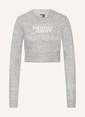 Tommy Jeans Krótki Sweter grau