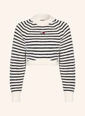 Tommy Jeans Krótki Sweter weiss