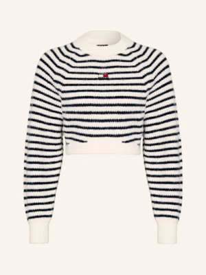 Tommy Jeans Krótki Sweter weiss
