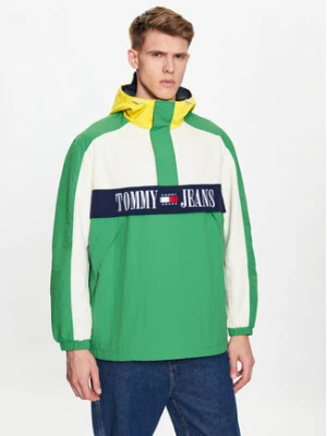 Tommy Jeans Kurtka anorak Chicago Archive DM0DM15912 Zielony Relaxed Fit