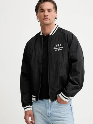 Tommy Jeans kurtka bomber kolor czarny przejściowa DM0DM21668