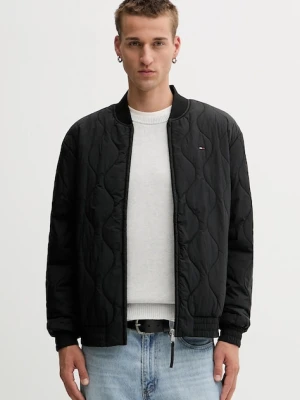 Tommy Jeans kurtka bomber kolor czarny przejściowa DM0DM21685