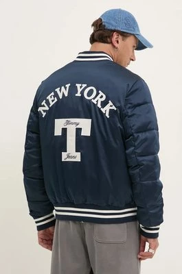 Tommy Jeans kurtka bomber męski kolor granatowy zimowa oversize DM0DM20468