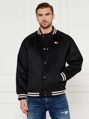 Tommy Jeans Kurtka bomber | Regular Fit | z dodatkiem wełny