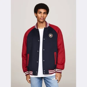Tommy Jeans Kurtka bomber | Regular Fit | z dodatkiem wełny