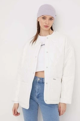 Zdjęcie produktu Tommy Jeans kurtka damska kolor biały przejściowa oversize