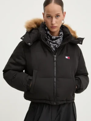 Tommy Jeans kurtka damska kolor czarny zimowa DW0DW19687