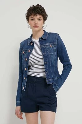 Tommy Jeans kurtka jeansowa damska kolor granatowy przejściowa DW0DW17959