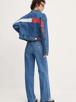 Tommy Jeans kurtka jeansowa damska kolor niebieski przejściowa DW0DW18207