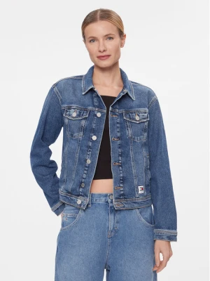 Tommy Jeans Kurtka jeansowa DW0DW16986 Niebieski Mom Fit