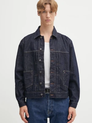 Tommy Jeans kurtka jeansowa kolor granatowy przejściowa DM0DM22141